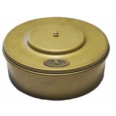 Коробка распаечная "Гигант", латунь, с пластик. вкладышем, "Гусевъ" D-140 H-50 Коробка распаечная "Гигант", латунь, с пластик. вкладышем, "Гусевъ" D-140 H-50