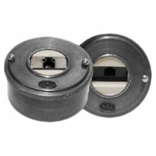 Розетка интерн. "Гусевъ", RJ 45, алюминий, диаметр 100мм